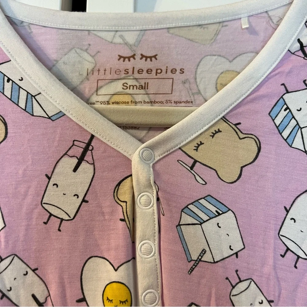 Little Sleepies Egg Print Pajama Top - Picture 4 of 6